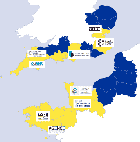 Interegg areas the Partner covers