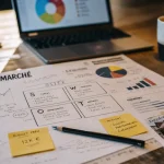 Étude de marché exemple : table, SWOT et graphiques