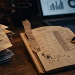 Syndrôme de l'imposteur : notes et preuves sur un bureau