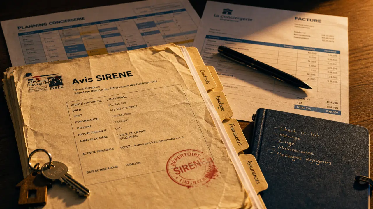 Code naf conciergerie : dossier avis SIRENE et tampon 8299Z
