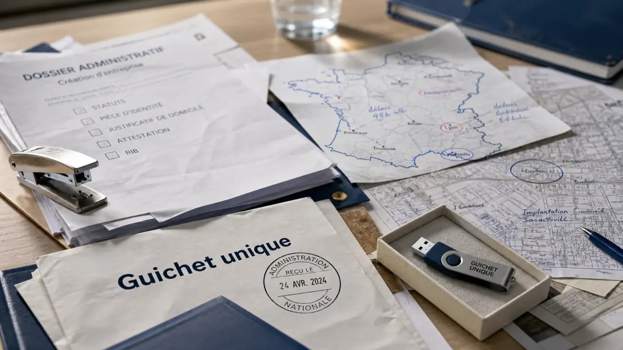 Création entreprise Vence : documents et guichet unique pour immatriculer au greffe