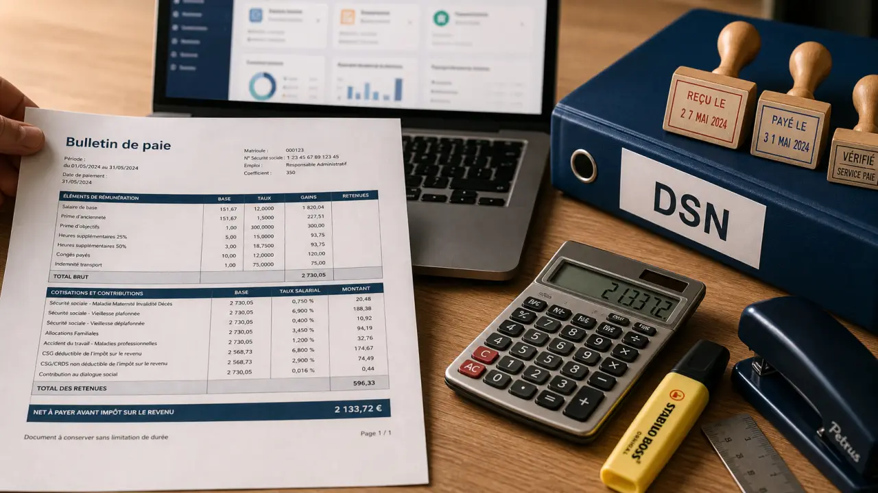 Logiciel de paie fiable : moteur de calcul, contrôles et DSN