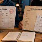 Différence entre formation initiale et continue : public, statut et financement
