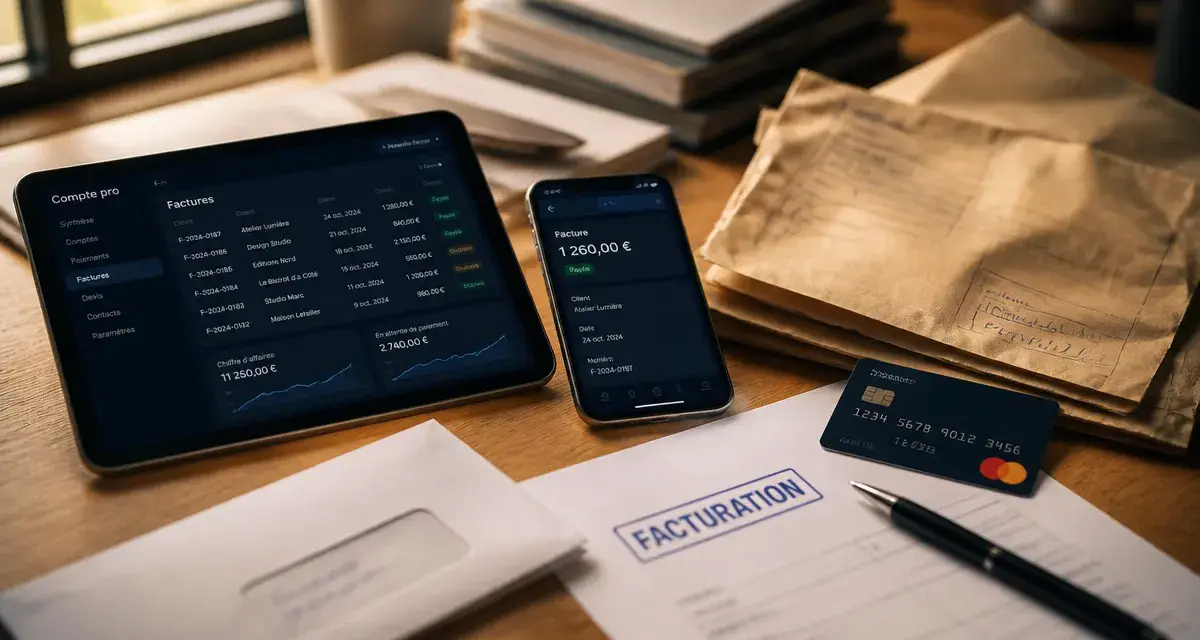 Shine compte pro pour gérer factures et documents