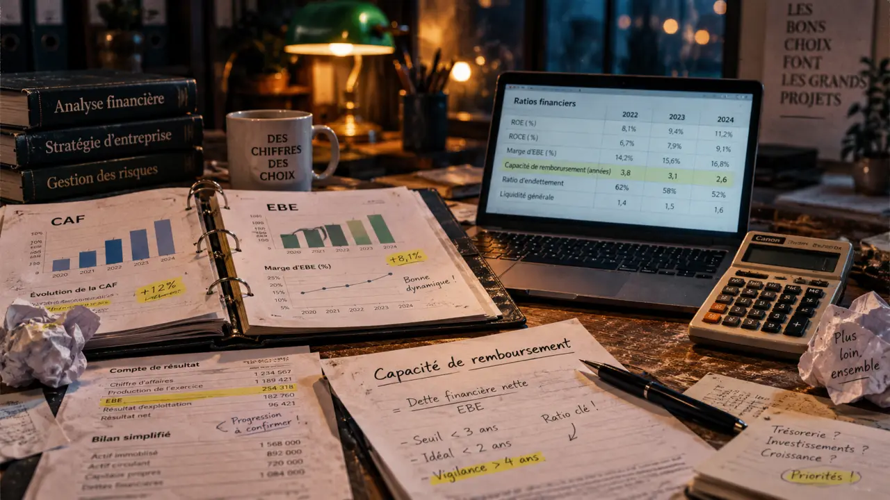 Que regarde la banque pour un prêt professionnel : capacité de remboursement, ratios et chiffres du projet